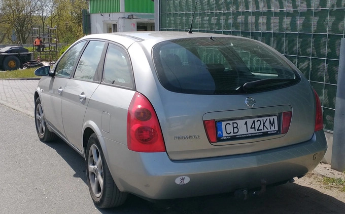 Nissan Primera cena 9000 przebieg: 230000, rok produkcji 2006 z Bydgoszcz małe 37